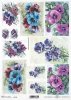 Papel Decoupage pintura contemporánea, flores* Бумага Декупаж современная живопись, цветы*Papier Decoupagepapier zeitgenössische Malerei, Blumen